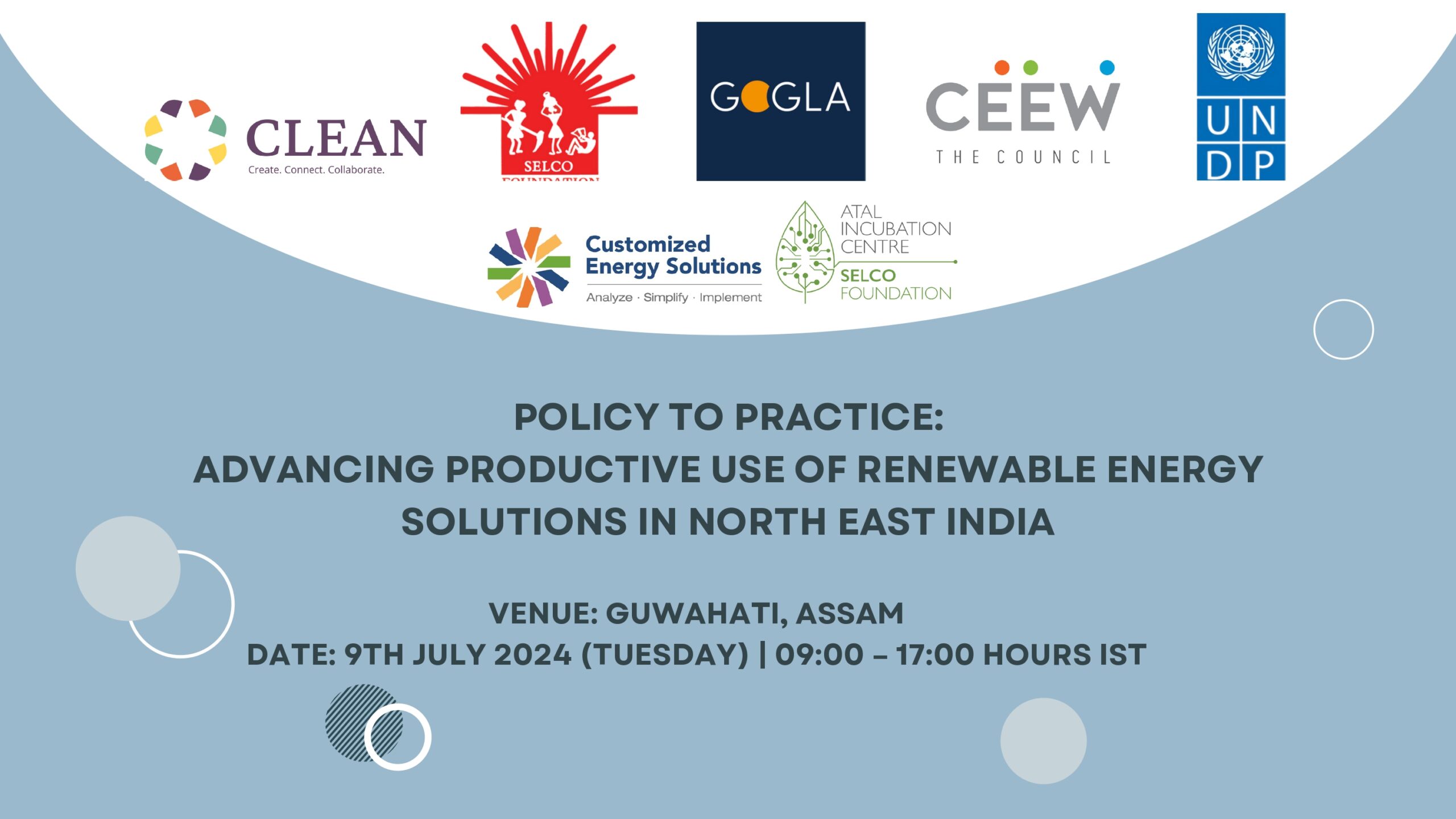 Policy to practice: Advancing productive use of renewable energy solutions in North East India